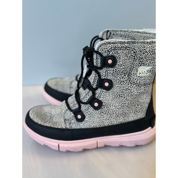 Sorel Kid's Girl Explorer Lace Waterproof Boots - Size 6 (new no box) - Picture 4 of 7